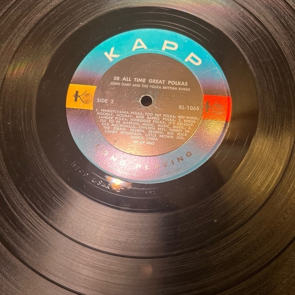 38 all-time great polka vintage vinyl record from 1958 - Picture 9 of 9